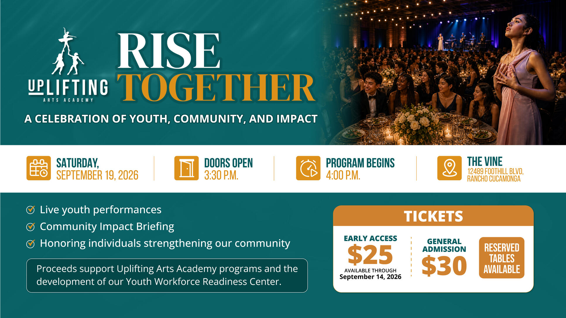 Uplifting Arts Academy - Fontana Rise Together community family event. Supporting growth and invest in the future.